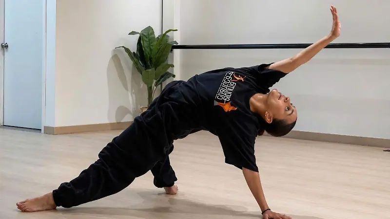 Michelle Calderas, bailarina de profesión